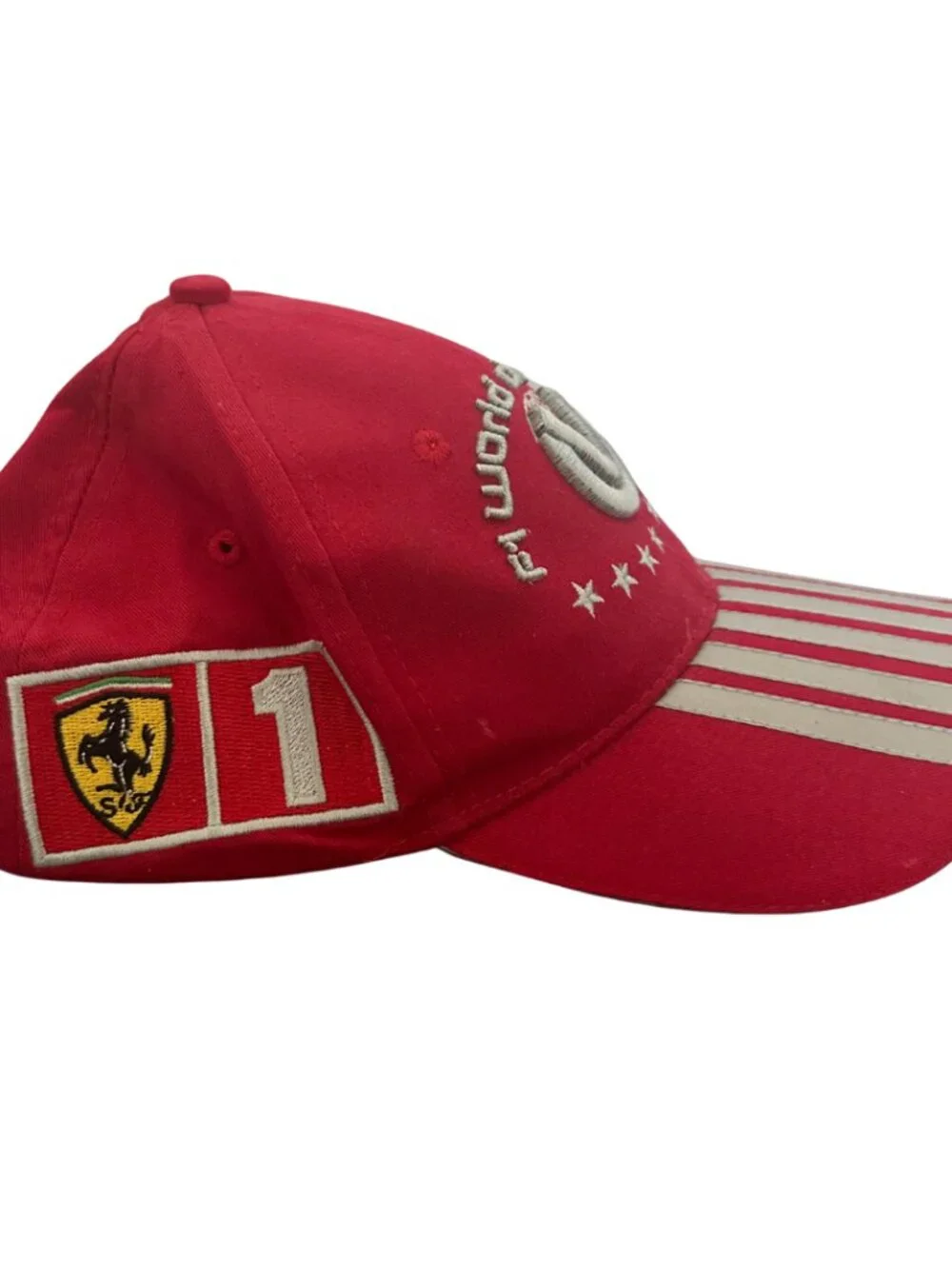 Vintage Michael Schumacher Ferrari 7x Formula 1 World Champion Hat